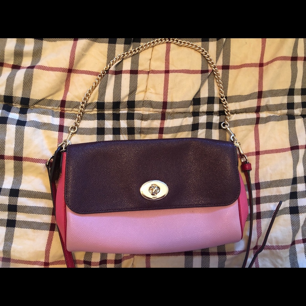 Coach purse- double tone